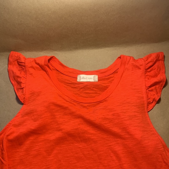 Altar’d State Ruffle Racerback Tank size L - Picture 3 of 3